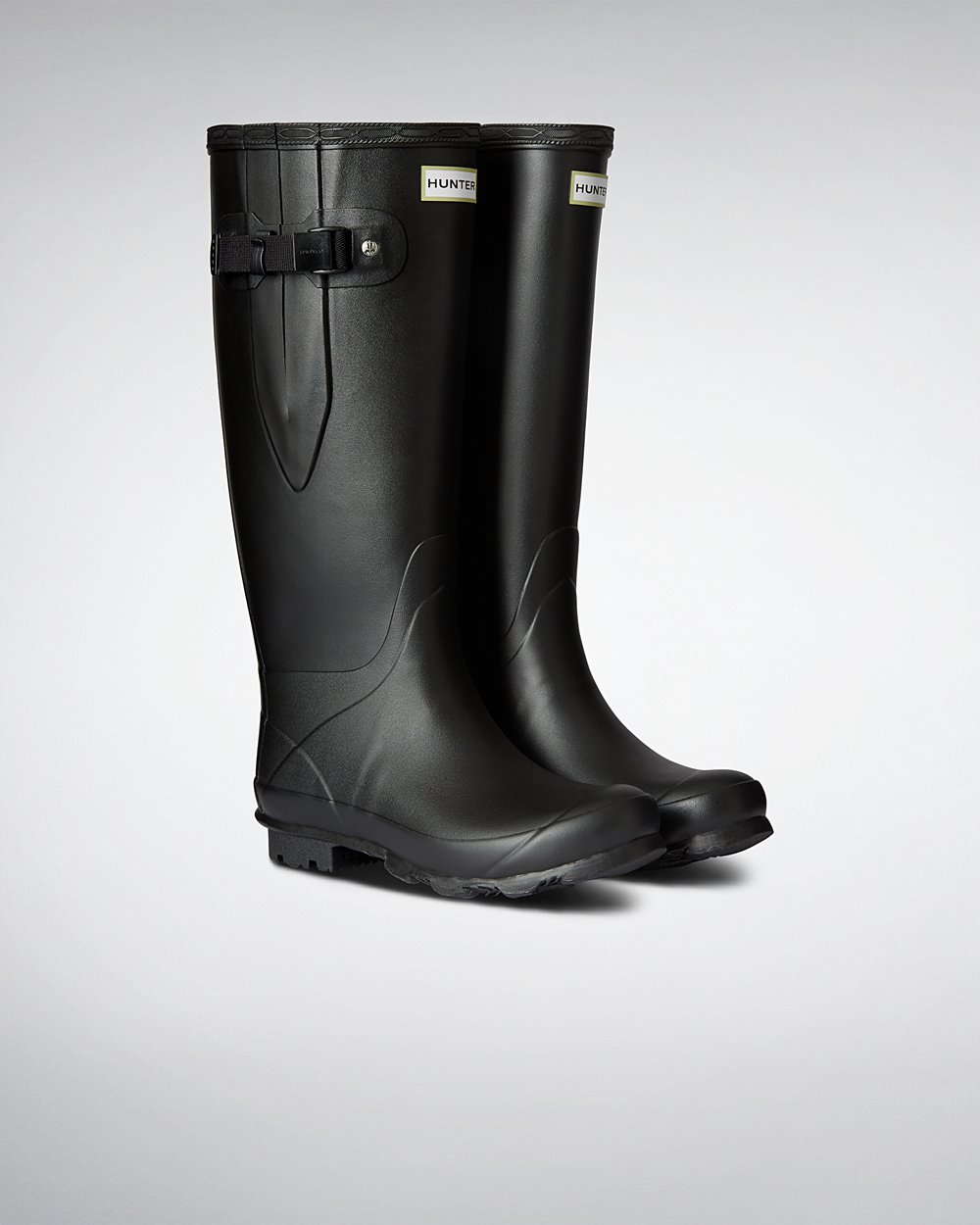 Galochas Largas Hunter Feminina Pretas - Norris Field - 67WFSYNAU